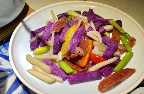 健康炒紫山藥 健康炒紫山藥