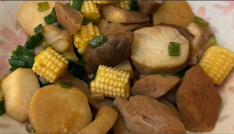 玉米筍炒杏鮑菇 食譜