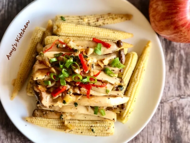 椒鹽玉米筍做法