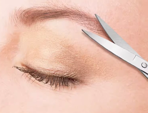 眉毛剪刀用法